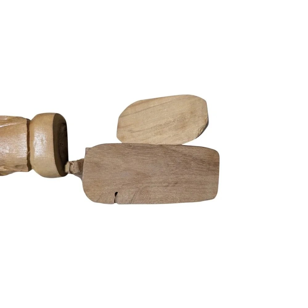 Vintage Hand Carved Olive Wood Nativity Figures‎ Holy Land Folk Art Set